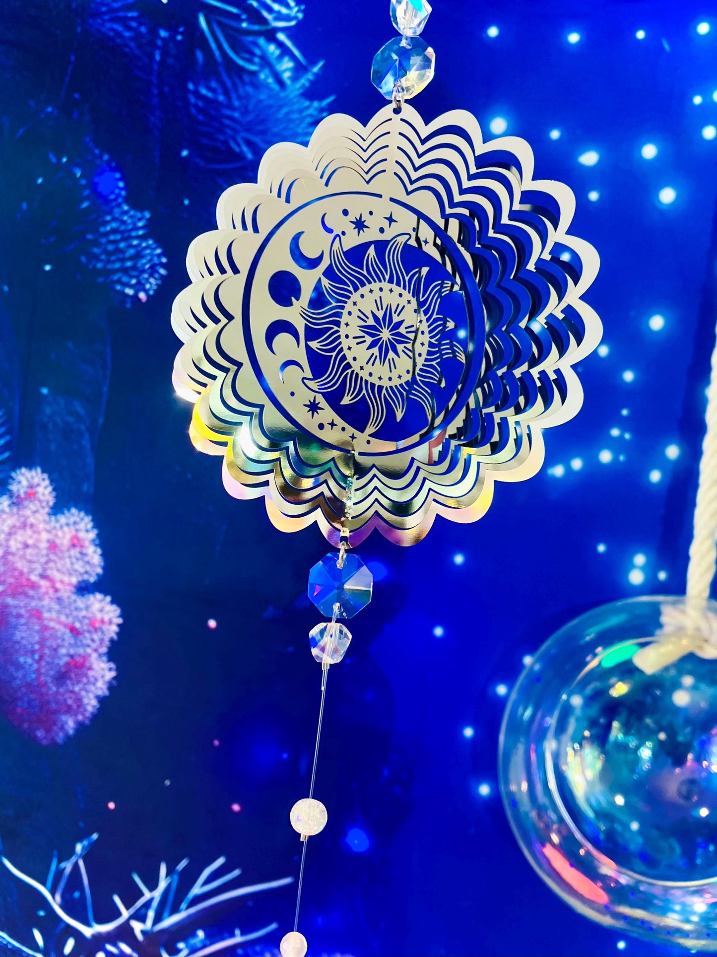 Rainbow baby hypnotic crystal aura