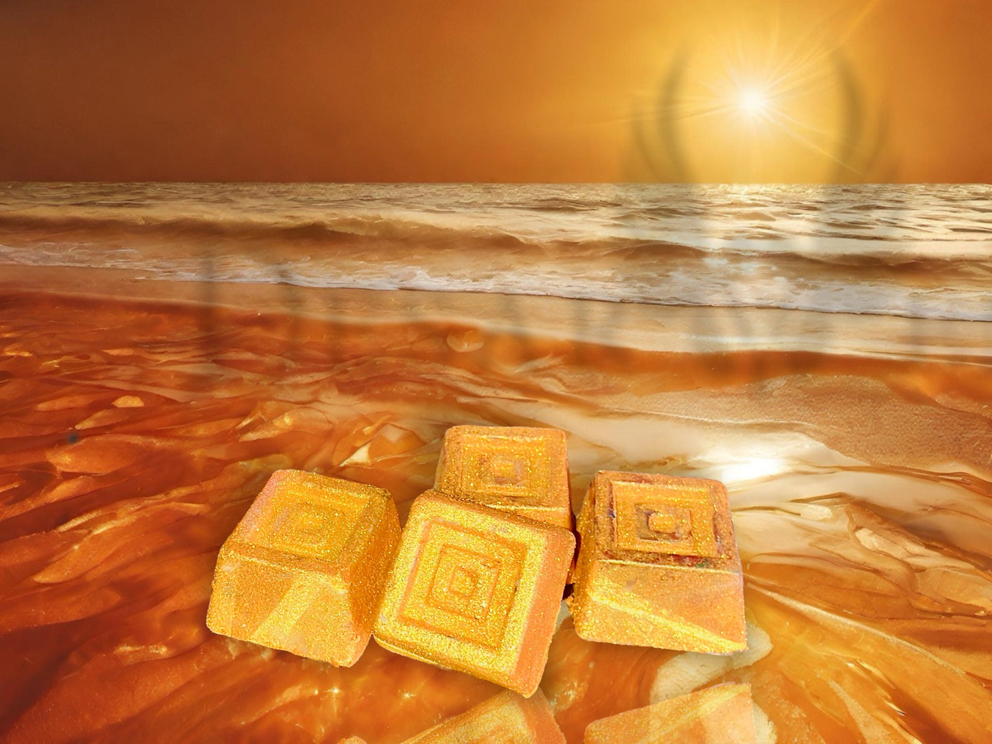 Summer Sun scented wax sweet vanilla