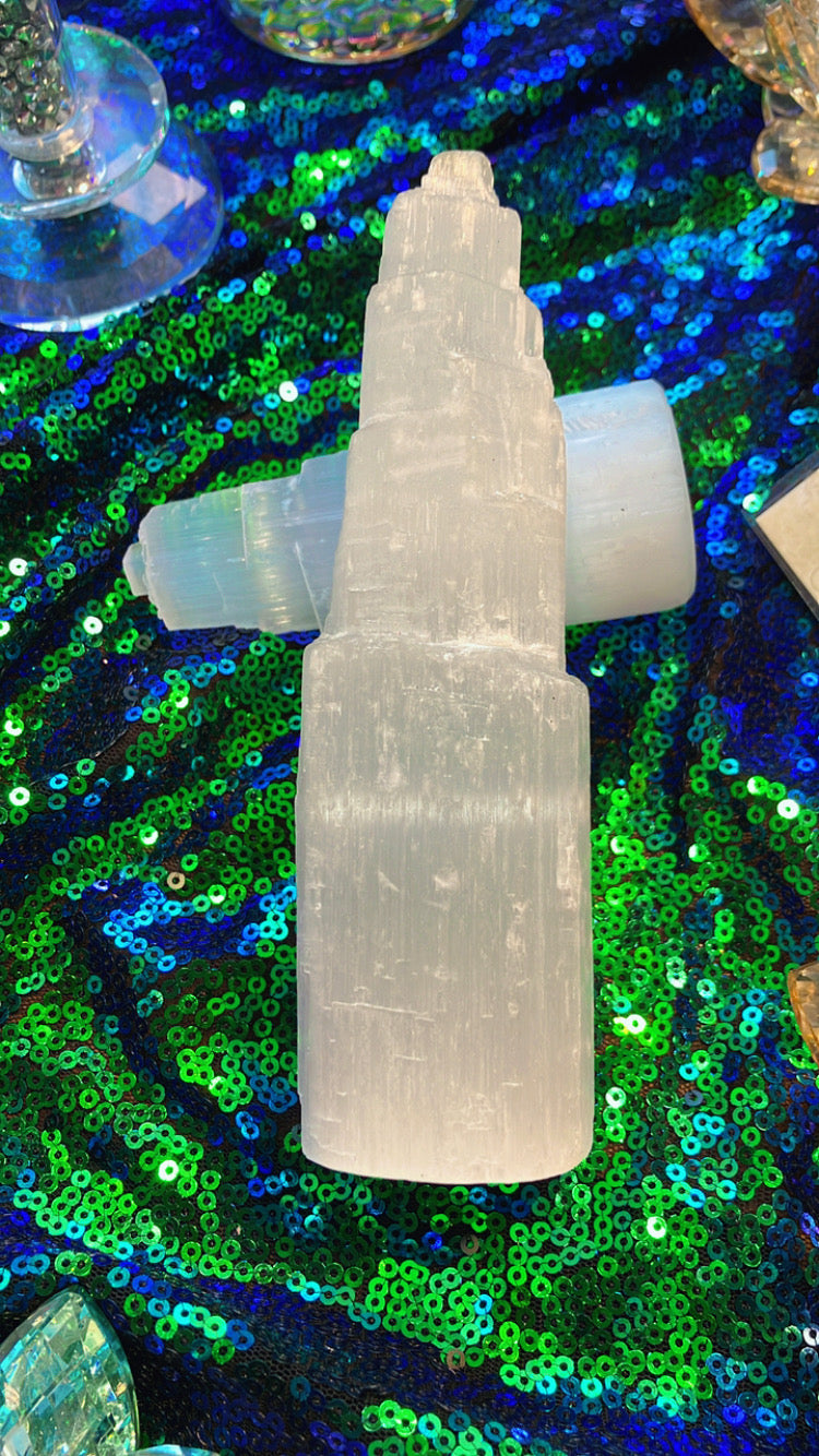 Selenite waterfall