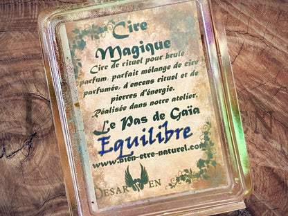 Cire rituelle Format tablette pour brule parfum rituel magique