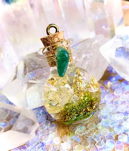 Fiole amulette « good vibes ! Chance et réussite  »