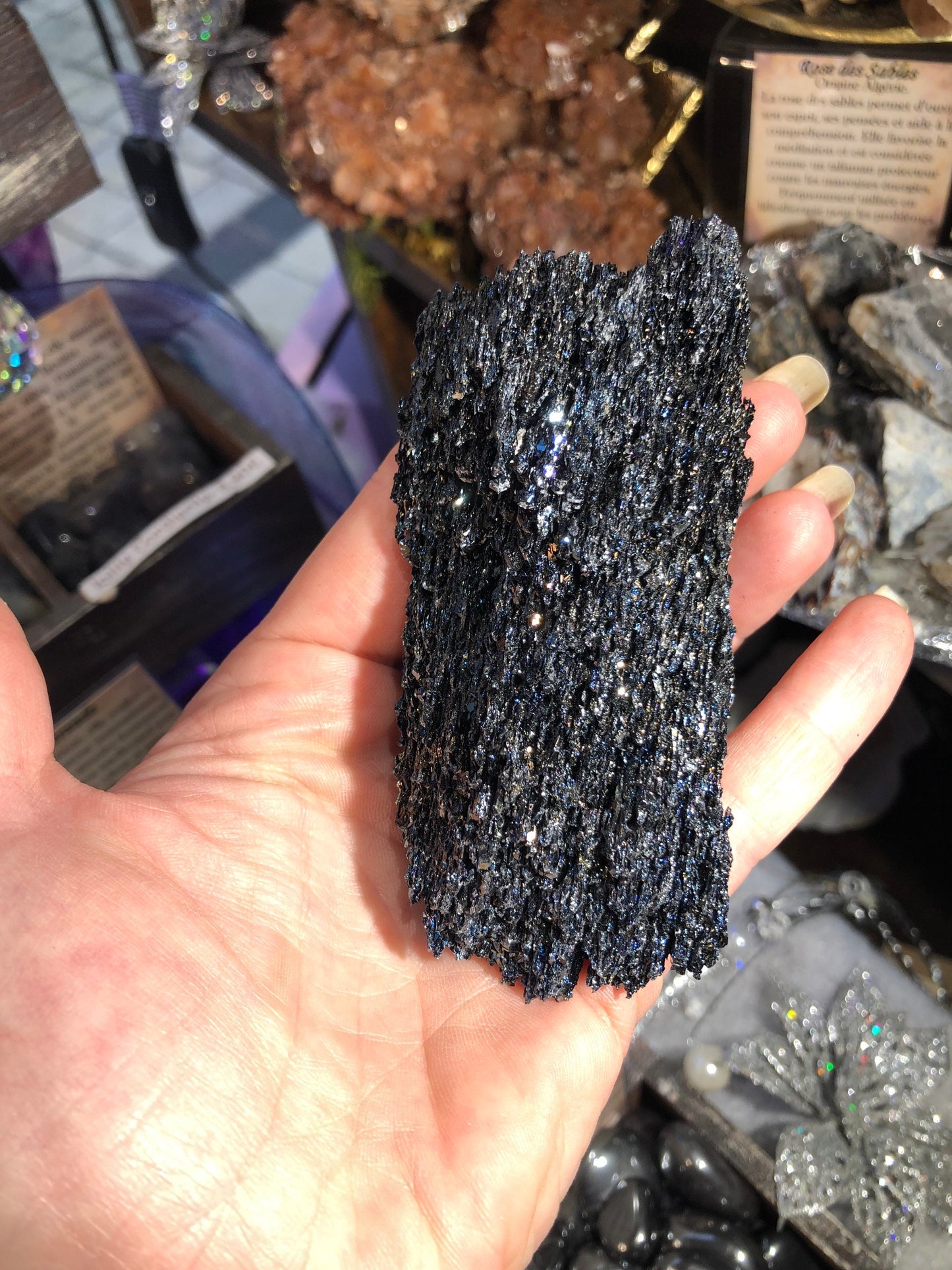 Carborandite large raw piece