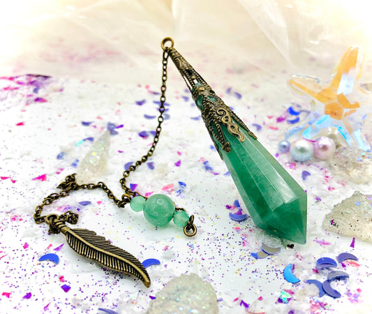 Pendule aventurine verte
