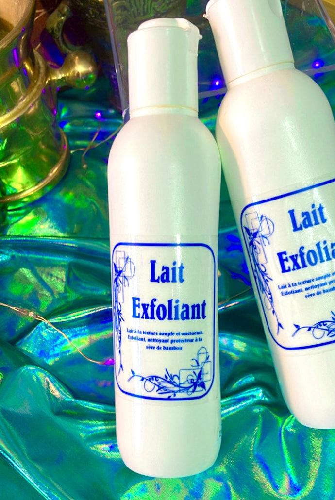 Exfoliant visage lait d'anesse, argan, seve de bambou