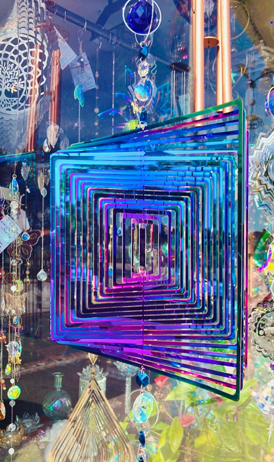 Regenbogen Großer Hypnotischer Kristall Aura Rosenquarz Amethyst