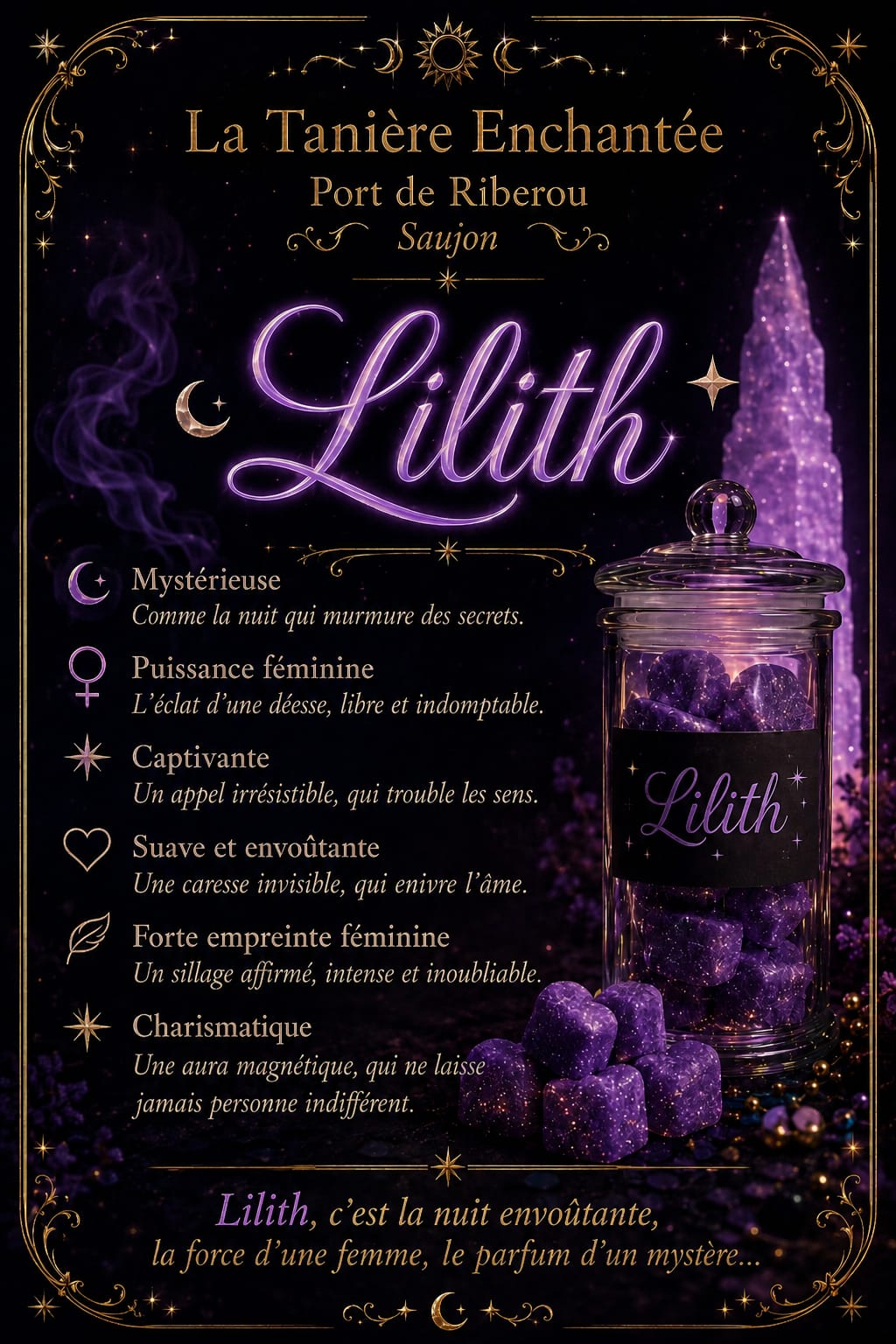Cire parfumée Lilith