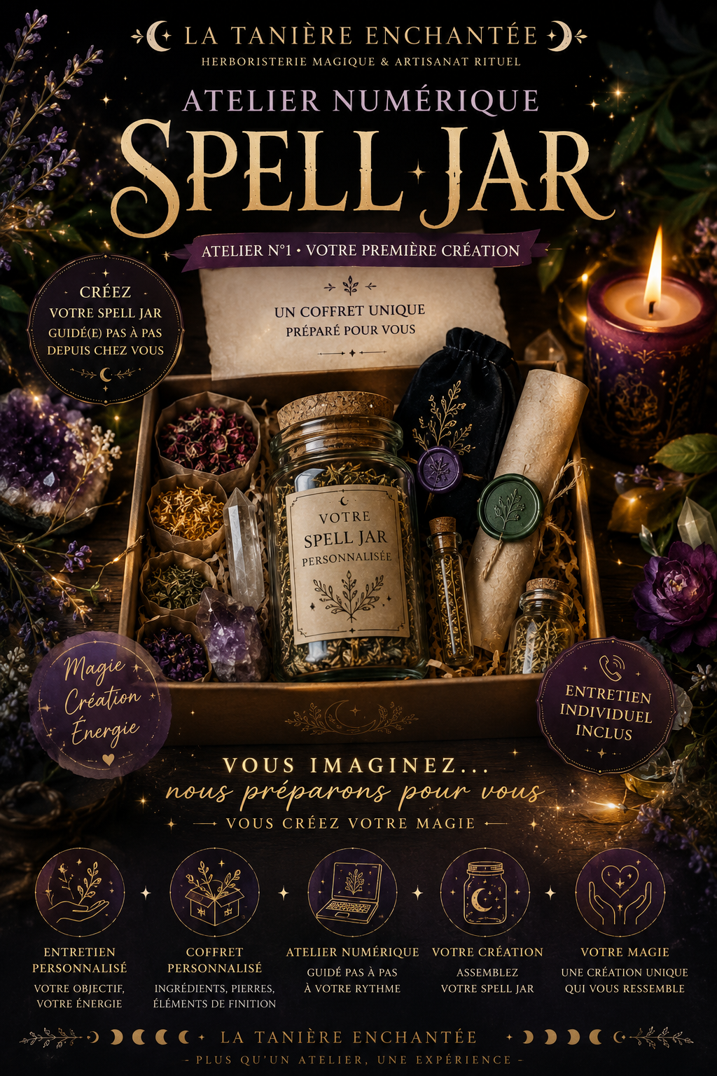 Atelier Spell Jar Initiation Niveau 1