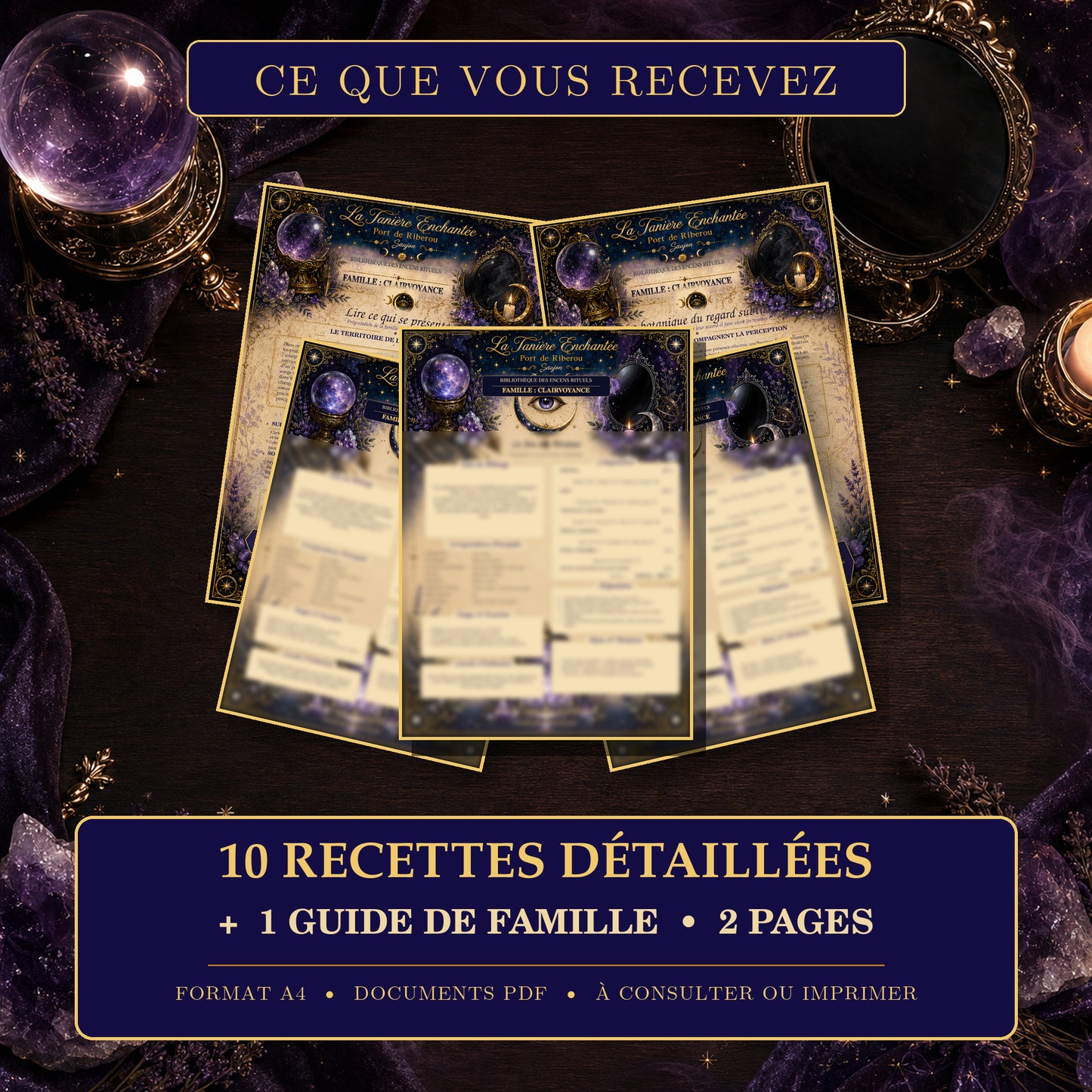 Recettes d’encens rituels – Clairvoyance