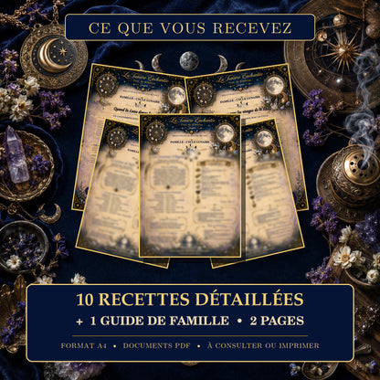 Recettes d’encens rituels – Cycles lunaires