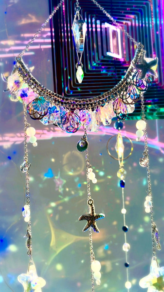 Rainbow half moon calming purity