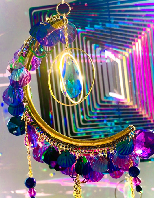 Rainbow half moon calming purity