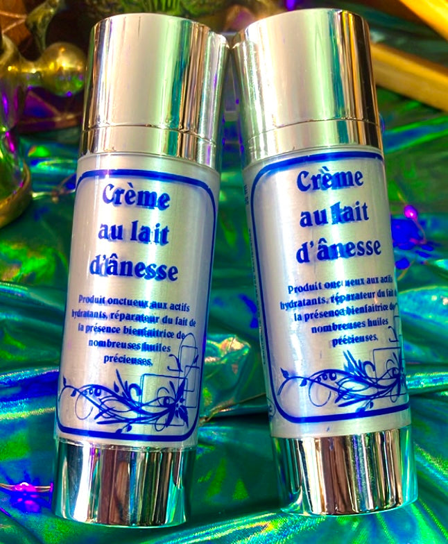 Crème visage anti âge lait d’ânesse Q10
