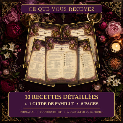 Recettes d’encens rituels – Féminin sacré