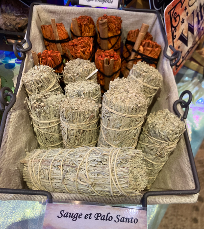 Fagot de sauge bleue et Palo Santo