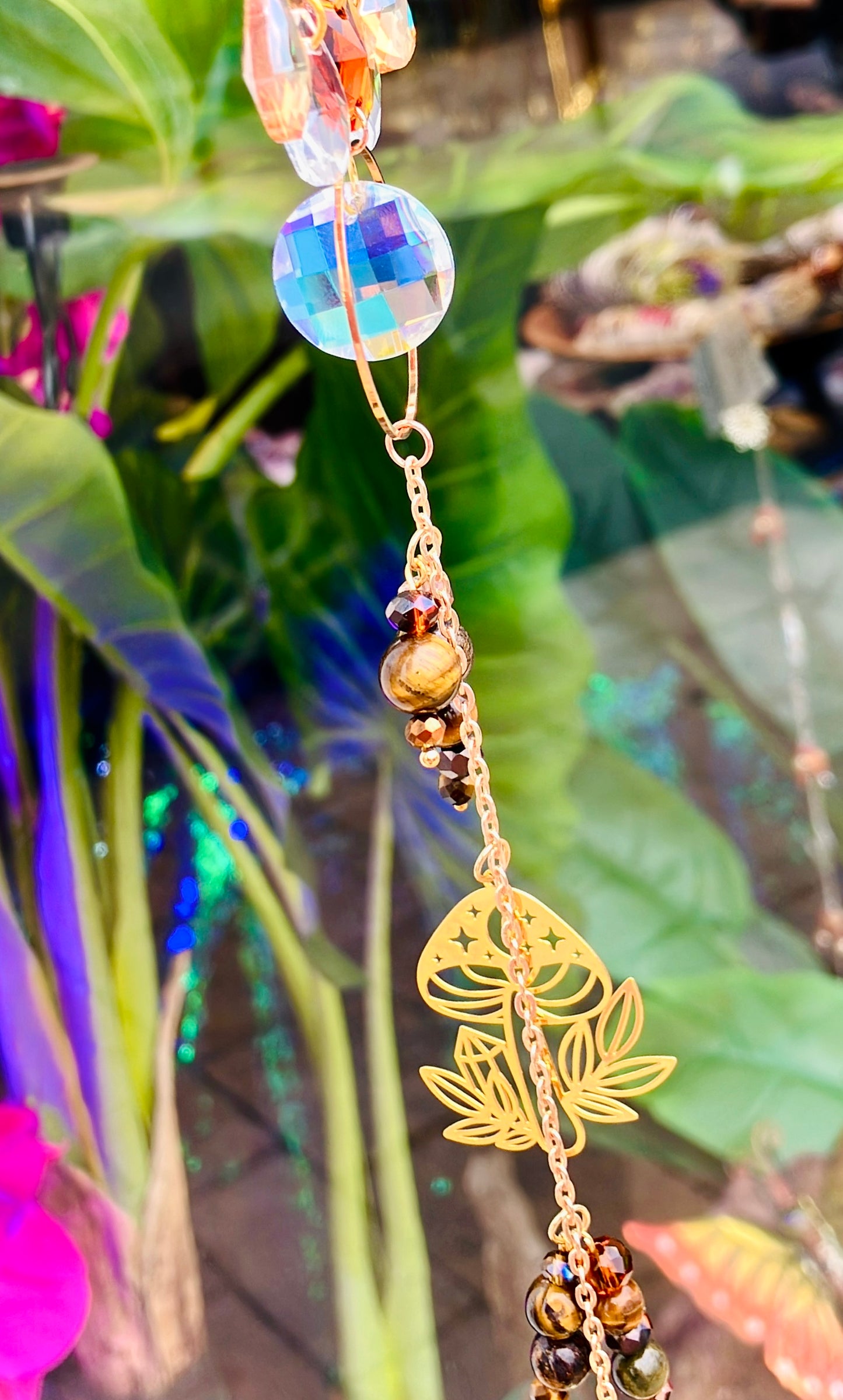 rainbow butterfly tiger's eye bronzite