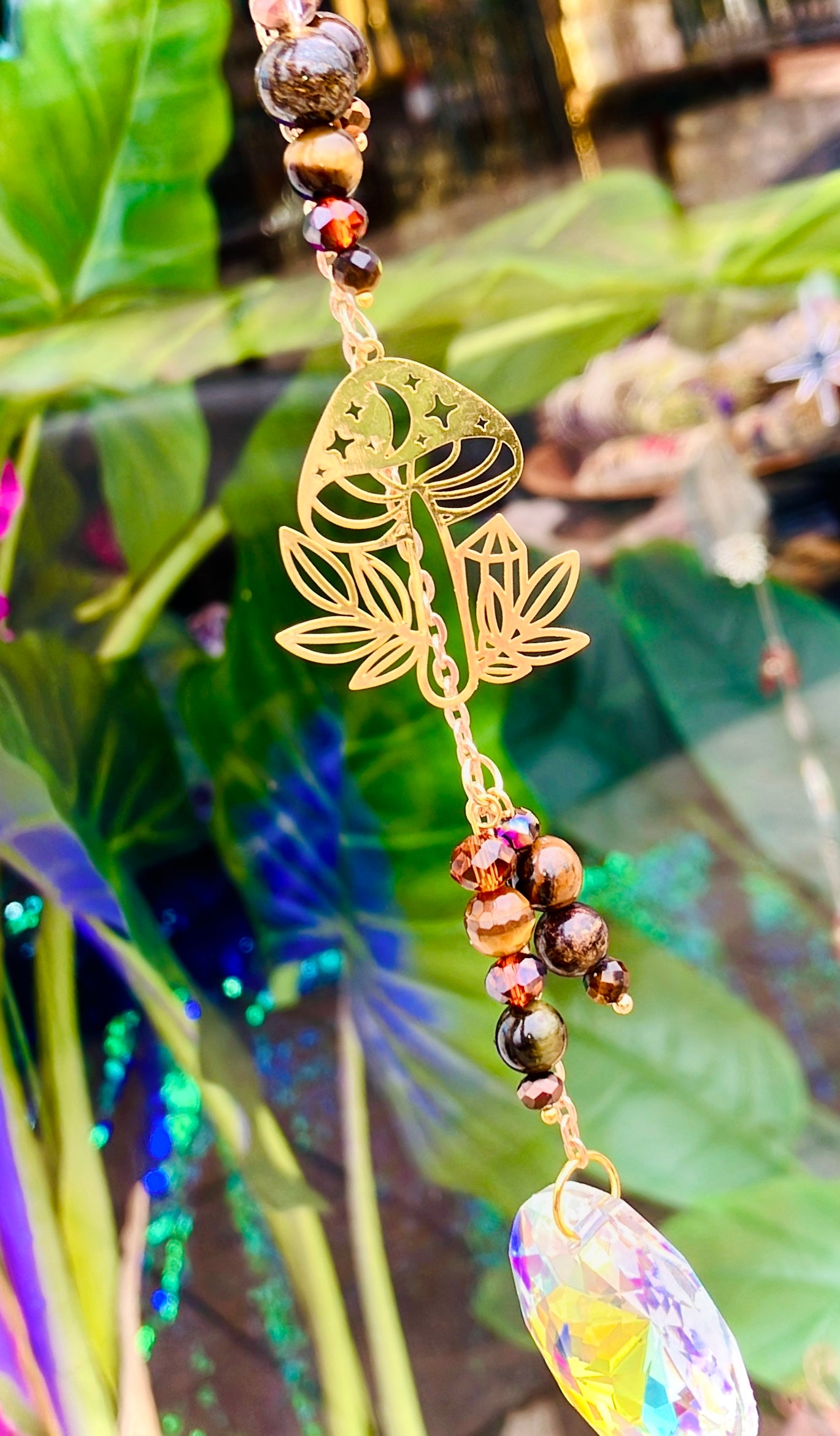 rainbow butterfly tiger's eye bronzite