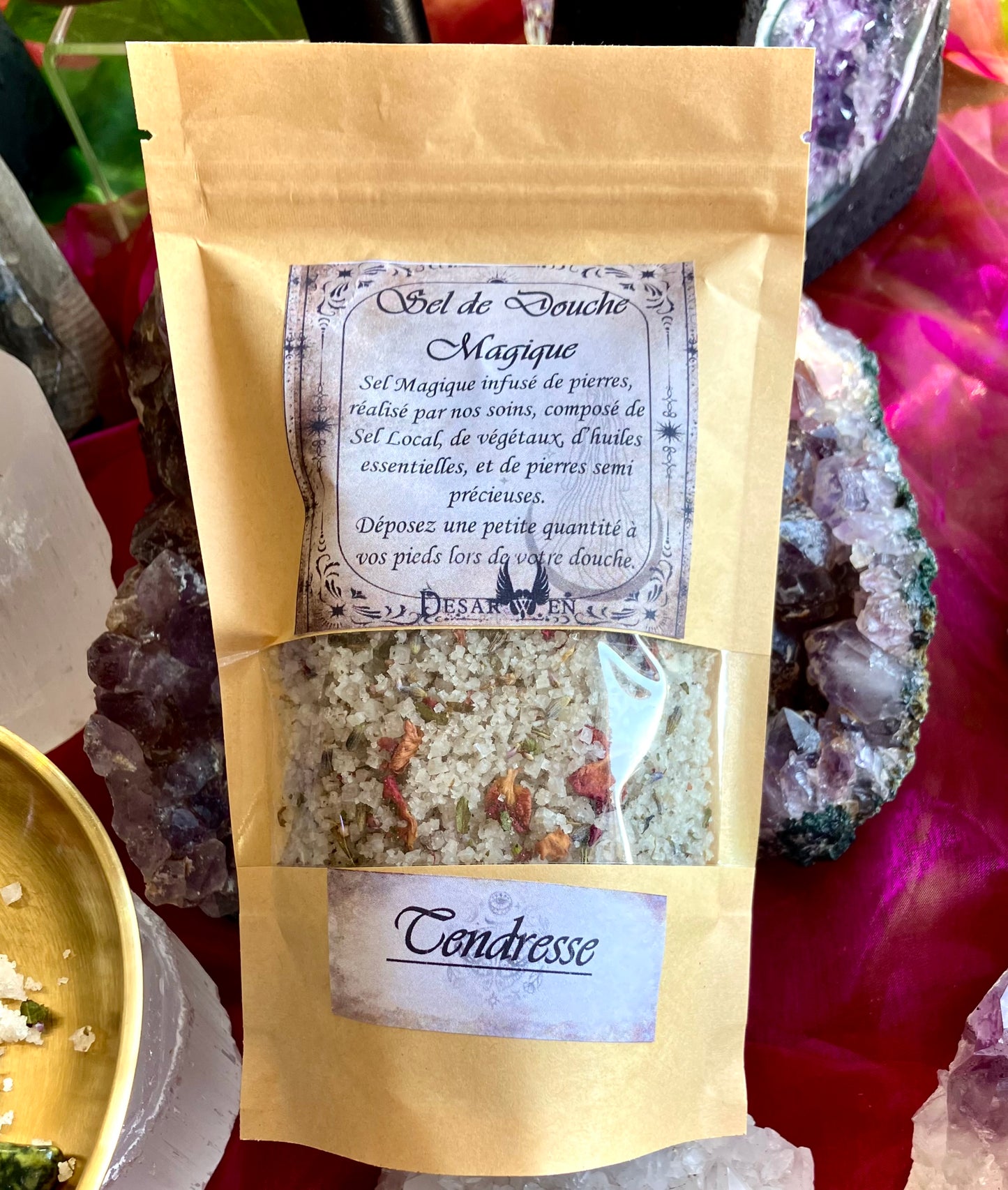 Magic salts ritual shower tenderness soothing