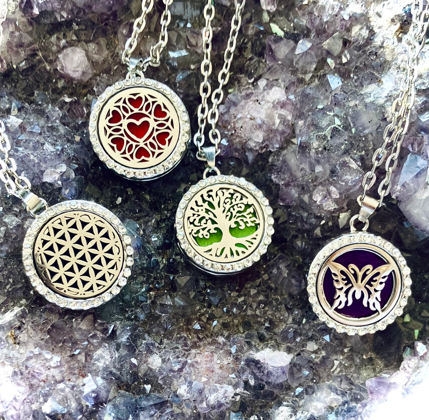 Butterfly essential oil diffuser pendant