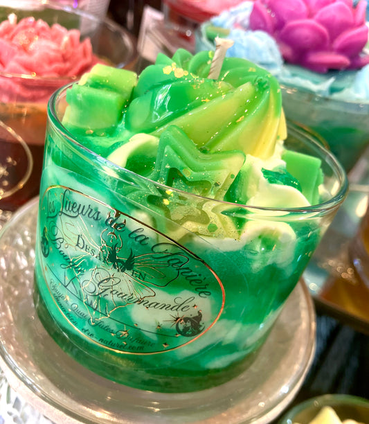 Damascena candle, sweet and intoxicating rose, size L