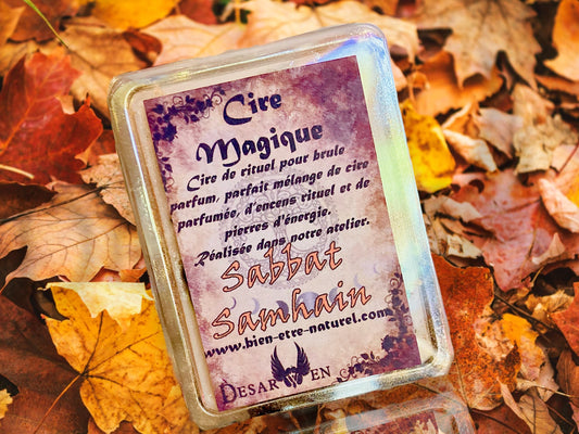 Ritual wax Tablet format for magic ritual perfume burner