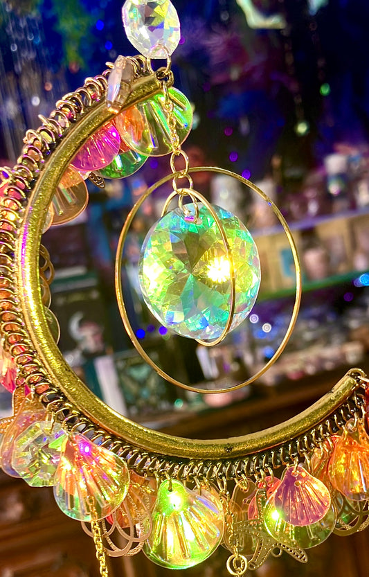 Rainbow half moon calming purity
