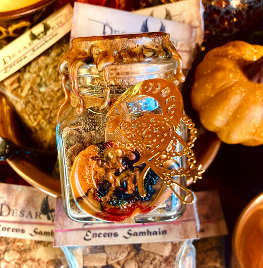 bottle of ritual incense