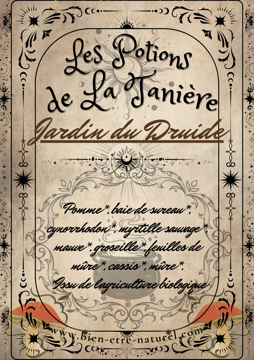 Herbal tea Cleopatra's potion date verbena passionflower guarana rose petal