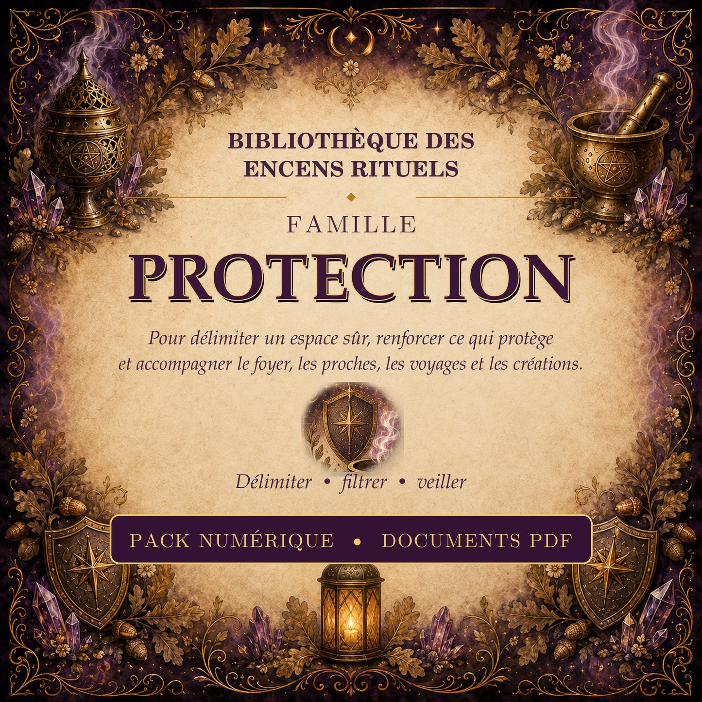 Recettes d’encens rituels – Protection