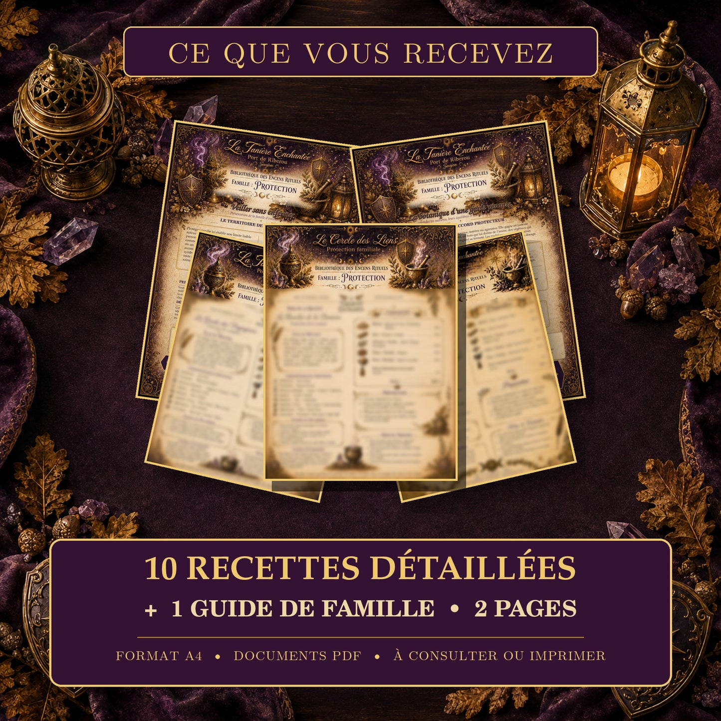 Recettes d’encens rituels – Protection