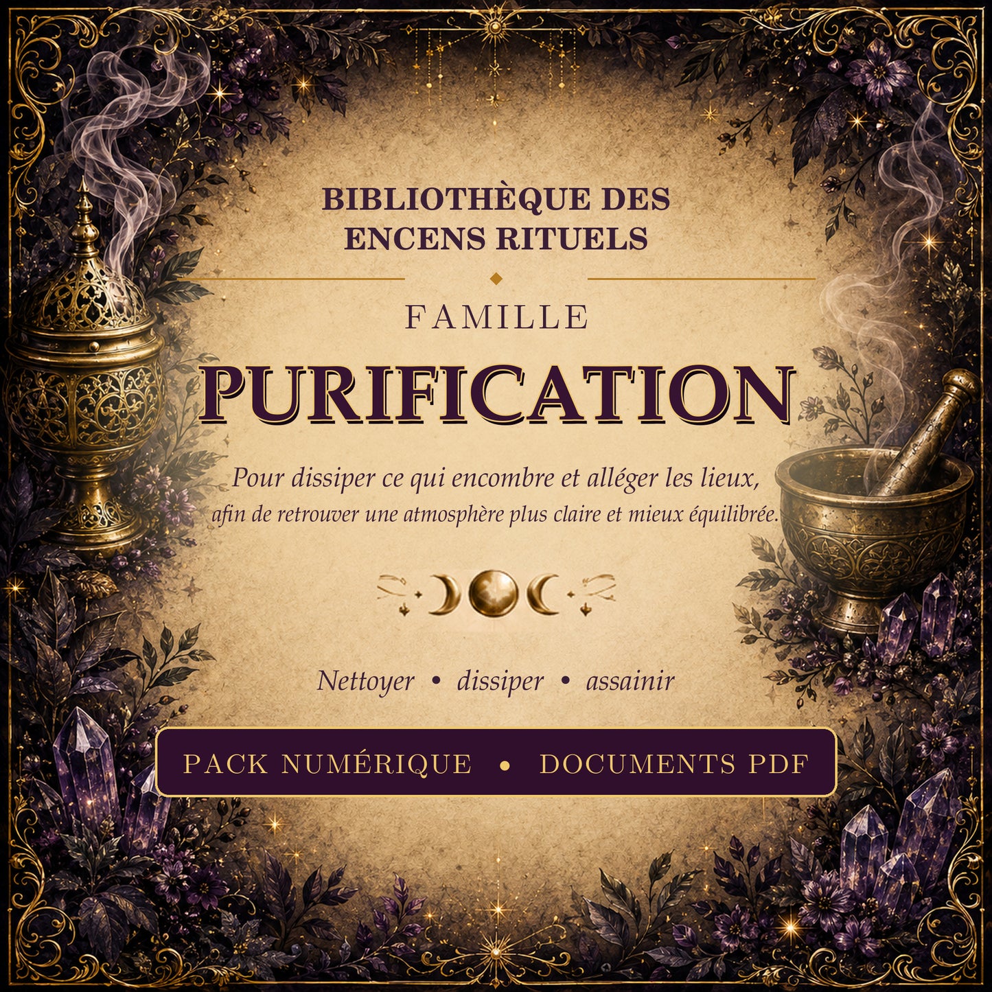 Recettes d’encens rituels – Famille Purification