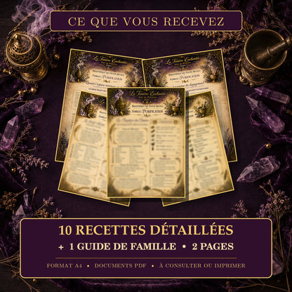 Recettes d’encens rituels – Famille Purification