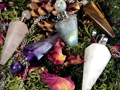 Stone bottle pendant