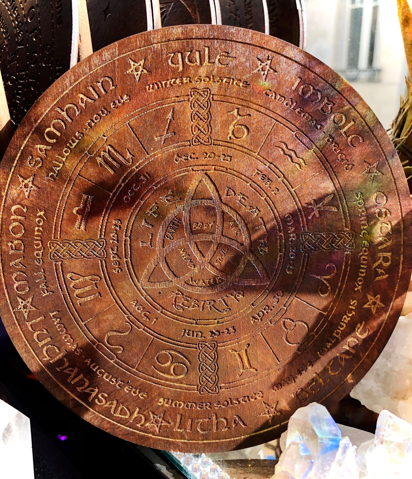 Small Pagan Calendar Pendulum Board