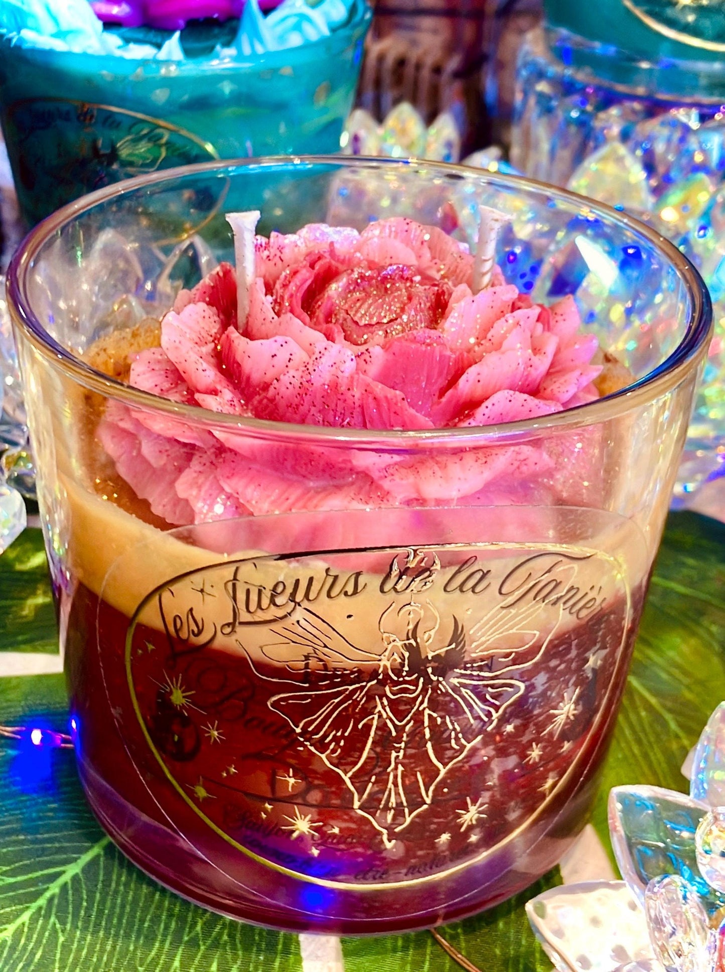 Damascena candle, sweet and intoxicating rose, size L