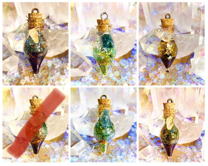 Fiole amulette « good vibes ! Chance et réussite  »