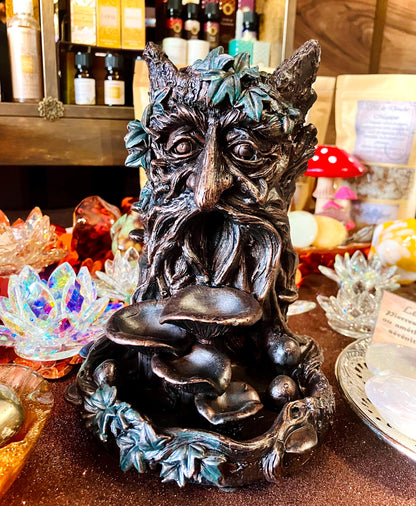 Nature spirit backflow incense burner