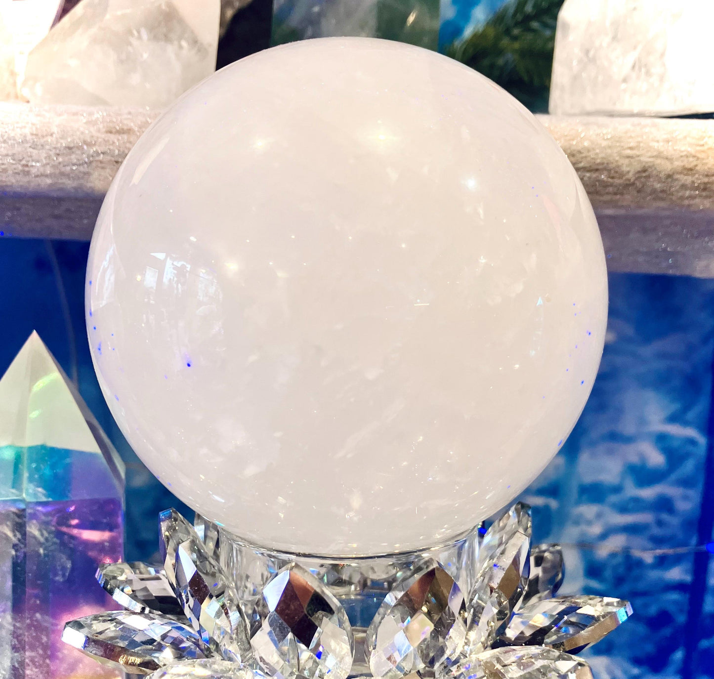 Sphere geante de quartz