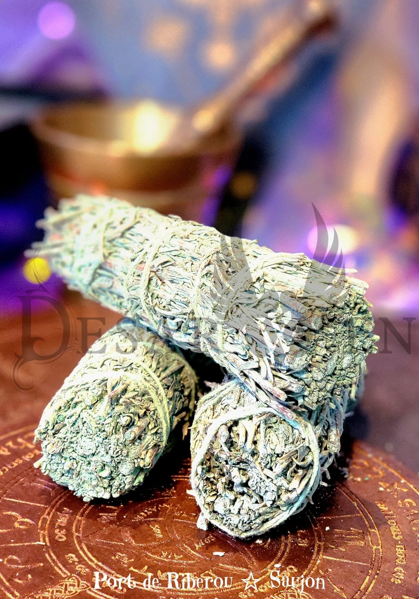 Blue sage bundle infused with patchouli purification protection