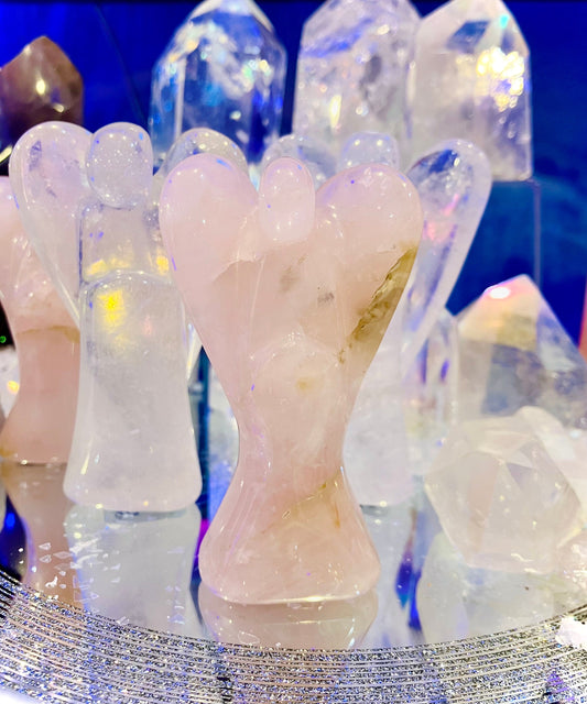 ange quartz rose