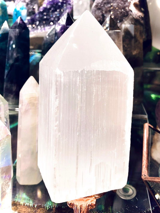 Giant Selenite Obelisk