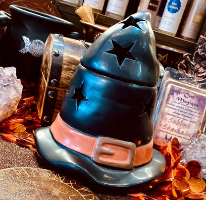 Witch hat wax burner