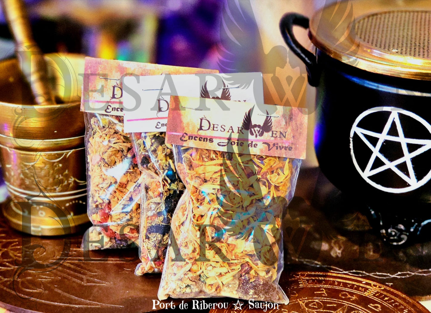 Rituelles Harz-Räucherwerk für Gleichgewicht und Chakren