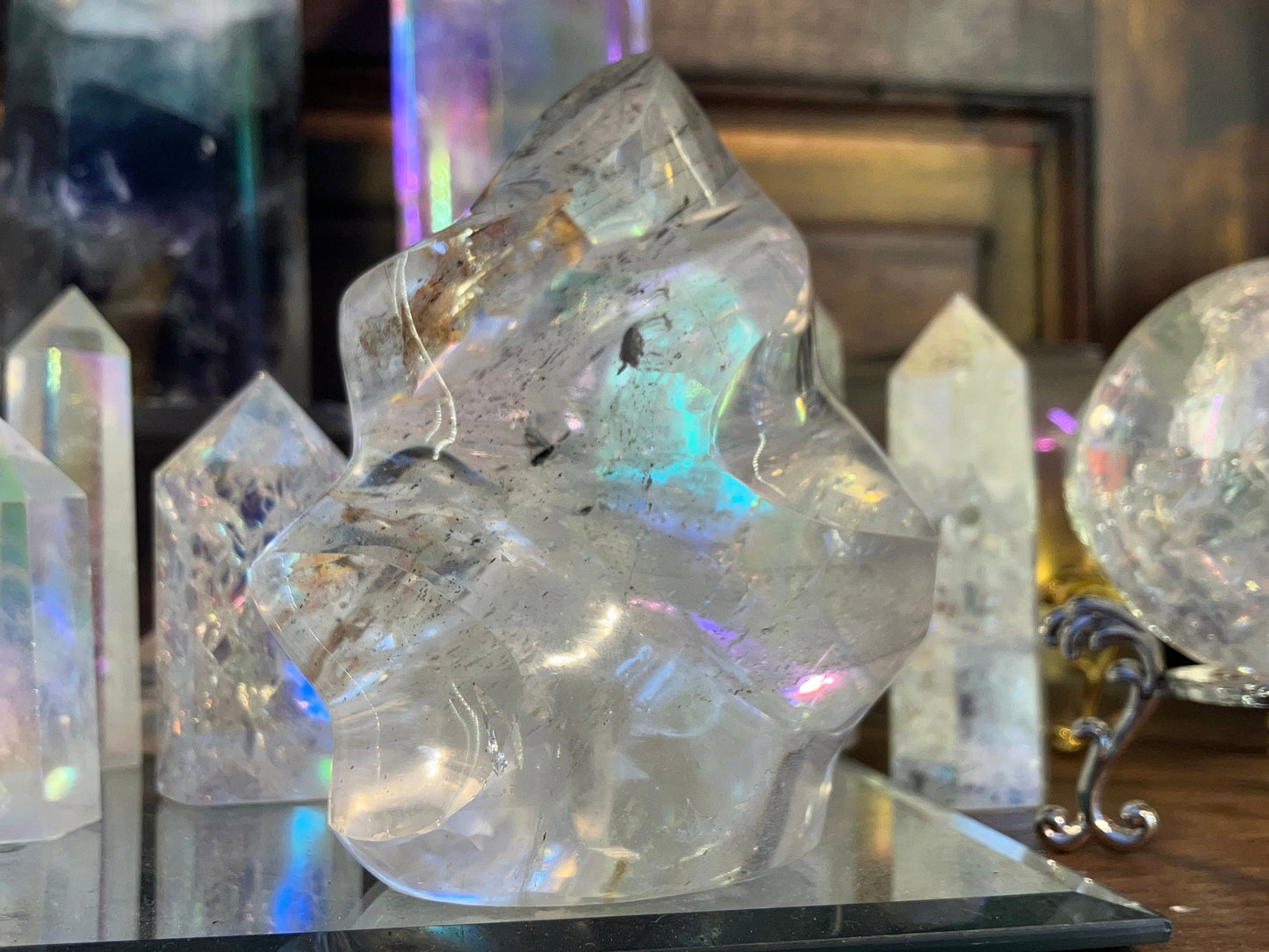 Quartz flame torch