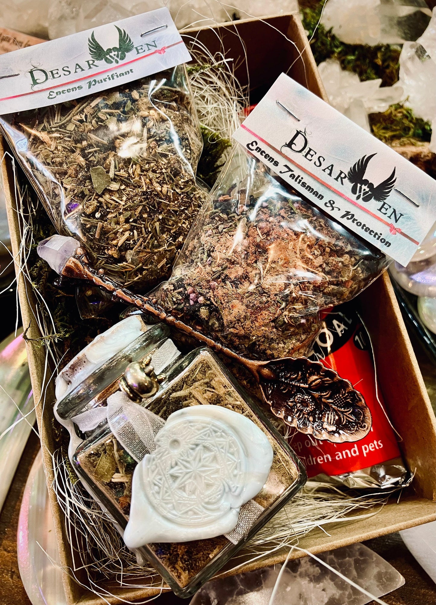 Green magic ritual kit