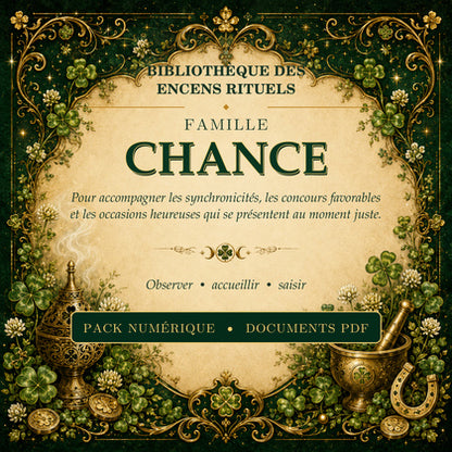 Recette Encens rituel - Famille Chance