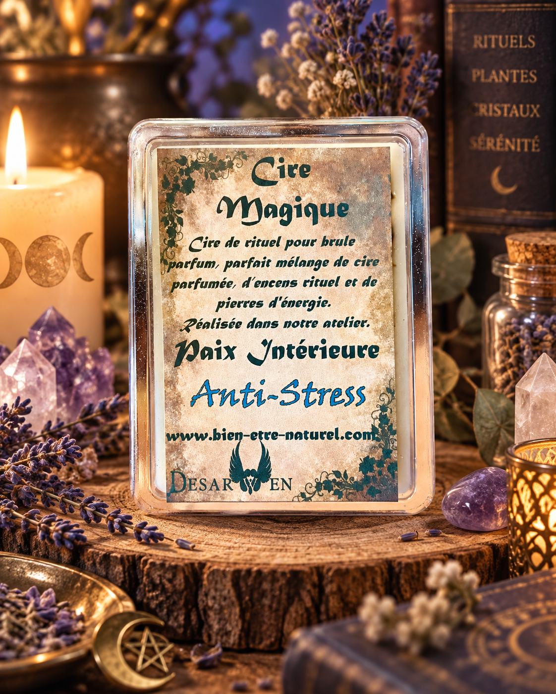 Cire rituelle Anti-stress Desarwen