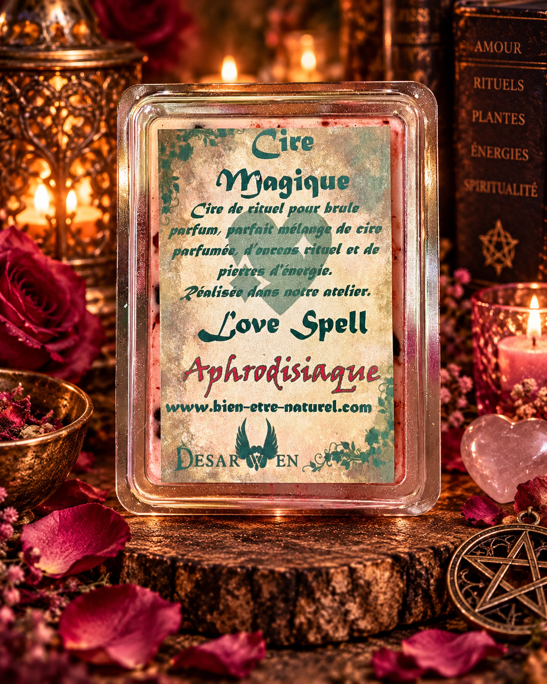 Cire rituelle Aphrodisiaque Desarwen