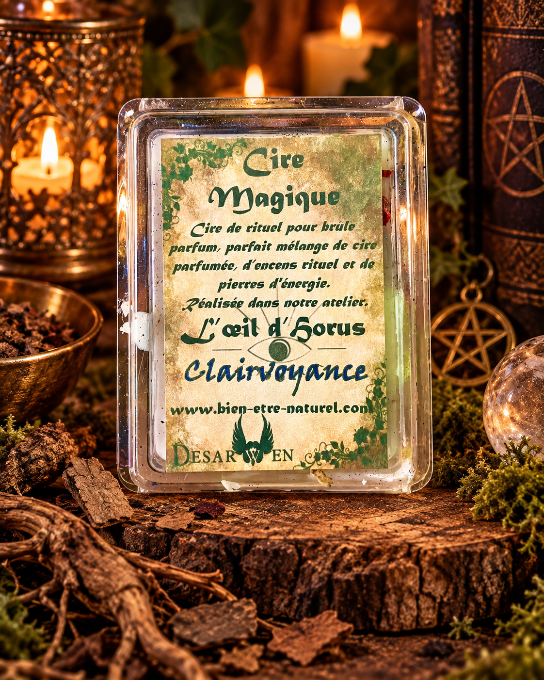 Cire rituelle Clairvoyance Desarwen