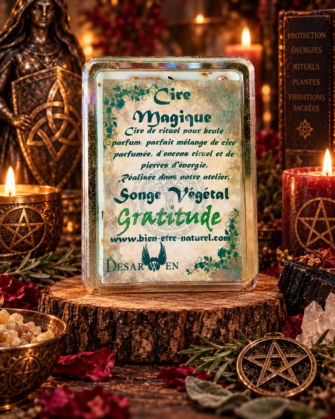 Cire rituelle Gratitude Desarwen