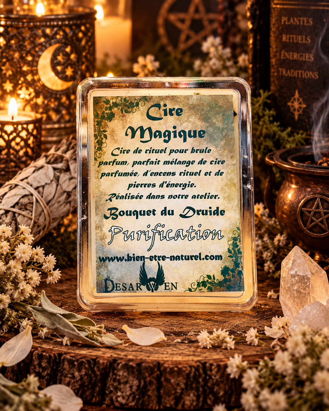 Cire rituelle Purification Desarwen